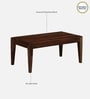 Gabriella Sheesham Wood Coffee Table In Provincial Teak Finish