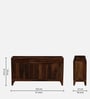 Gabriella Sheesham Wood Sideboard In Provincial Teak Finish With Drawers
