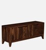 Gabriella Sheesham Wood TV Unit In Provincial Teak Finish With Drawers