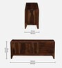 Gabriella Sheesham Wood TV Unit In Provincial Teak Finish With Drawers