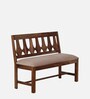 Gafieira Sheesham Wood Settee in Scratch Resistant Rustic Teak Finish