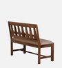 Gafieira Sheesham Wood Settee in Scratch Resistant Rustic Teak Finish