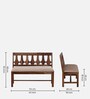 Gafieira Sheesham Wood Settee in Scratch Resistant Rustic Teak Finish