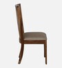 Gafieira Sheesham Wood 2 Seater Dining Set In Scratch Resistant Rustic Teak Finish
