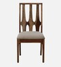 Gafieira Sheesham Wood 2 Seater Dining Set In Scratch Resistant Rustic Teak Finish
