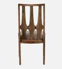 Gafieira Sheesham Wood 2 Seater Dining Set In Scratch Resistant Rustic Teak Finish