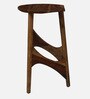 Gafieira Sheesham Wood Bar Stool in Scratch Resistant Rustic Teak Finish