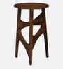 Gafieira Sheesham Wood Bar Stool in Scratch Resistant Rustic Teak Finish