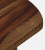 Gafieira Sheesham Wood Bar Stool in Scratch Resistant Rustic Teak Finish