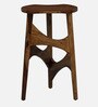 Gafieira Sheesham Wood Bar Stool in Scratch Resistant Rustic Teak Finish