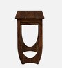 Gafieira Sheesham Wood Study Table in Scratch Resistant Rustic Teak Finish