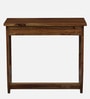 Gafieira Sheesham Wood Study Table in Scratch Resistant Rustic Teak Finish