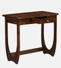 Gafieira Sheesham Wood Study Table in Scratch Resistant Rustic Teak Finish