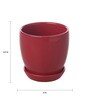 Ceramic Red Glazed Table Top