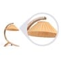 Gainseville Beige Shade Table Lamp With Fabric Base