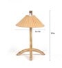 Gainseville Beige Shade Table Lamp With Fabric Base