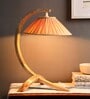 Gainseville Beige Shade Table Lamp With Fabric Base