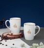 Gaj Gold rim Mug 230ml Set of 2