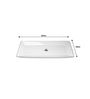 Gaj Platinum rim Edge platter Single pc