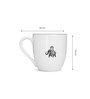 Gaj Platinum rim Mini Sip Set of 6