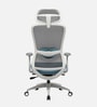 Galaxy Ergonomic Office Chair In Powder Blue Color