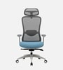 Galaxy Ergonomic Office Chair In Powder Blue Color