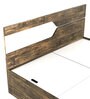 Galaxy King Size Bed with Storage In Choco Oak Colour