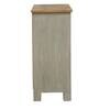 Galina Solid Wood Cabinet In Grey & Natural Colour