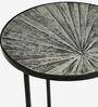 Galison Metal End Table In Black Colour