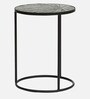 Galison Metal End Table In Black Colour