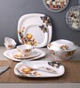 Lavish Gold Melamine 40 Pcs Dinner Set