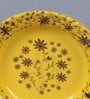 Yellow Floral Melamine (Set of 6) Quarter Plates