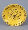 Yellow Floral Melamine Quarter Plates