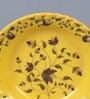 Yellow Floral Melamine Quarter Plates