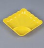Yellow Snack Melamine (Set of 6) Appetizer Platter