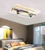 Gallop Gold Aluminium and Acrylic LED Smart Fan Chandelier