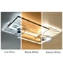 Gallop Gold Aluminium and Acrylic LED Smart Fan Chandelier