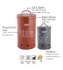 Galvanized Steel Multicolour Airtight Container (Set of 2 )