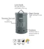 Galvanized Steel Green Storage Container