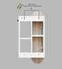 Gama Multipurpose Wall Mounted Storage Cabinet In Oak & White finish
