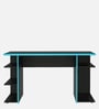 Gaming Table In Black And Blue Finish