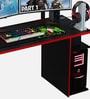 Gaming Table In Black And Red Finish