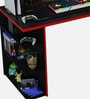 Gaming Table In Black And Red Finish