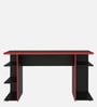 Gaming Table In Black And Red Finish