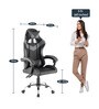 Gaming Gaming Chair in Grey & Black Colour