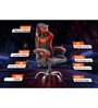 Gaming Ergonomic Chair in Red & Black Colour