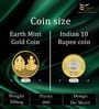 Ganesh 24KT (999) Lightweight Gold Coin 0.3g