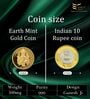 Ganesh 24KT (999) Lightweight Gold Coin 0.5g