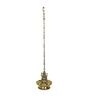 Ganesh Design Golden Brass Chain Hanging Lamp