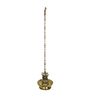 Ganesh Design Golden Brass Chain Hanging Lamp